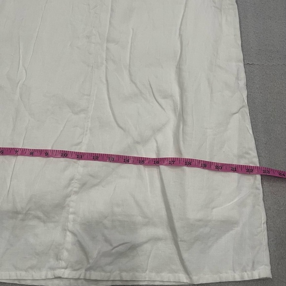 [6]Vintage La Redoute Linen/Cotton Maxi Sleeveless Shift Dress - Picture 7 of 8